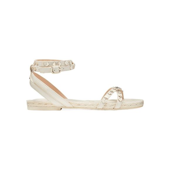 Kate Spade Women's Cream Sandals with Gold Accents 9 - Picture 3 of 5